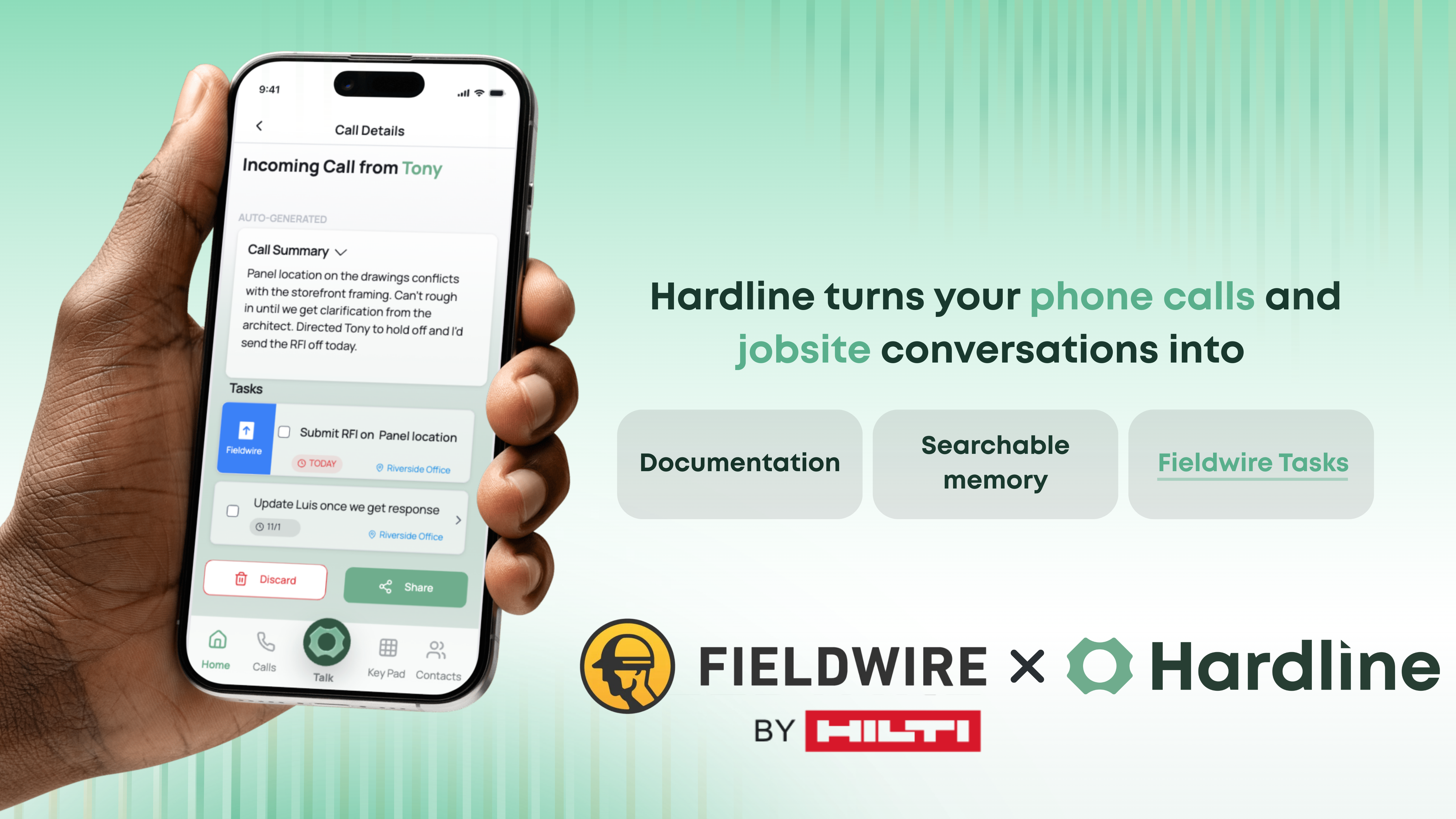 Hardline x Fieldwire Integration Announcement